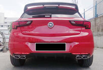 Opel Astra K 2016-2021 Rear Diffuser DPT V-1 (HB, Gloss Black) photo 3