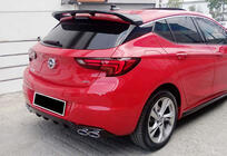 Opel Astra K 2016-2021 Rear Diffuser DPT V-1 (HB, Gloss Black) photo 2
