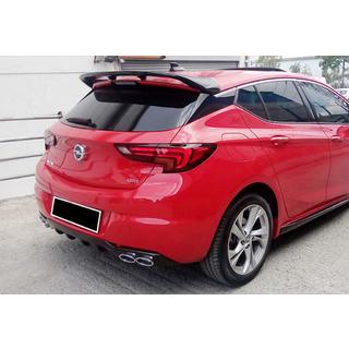Rear Diffuser DPT V-1 (HB, Gloss Black) Opel Astra K 2016-2021 photo 2