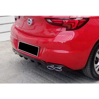 Rear Diffuser DPT V-1 (HB, Gloss Black) Opel Astra K 2016-2021 photo 4