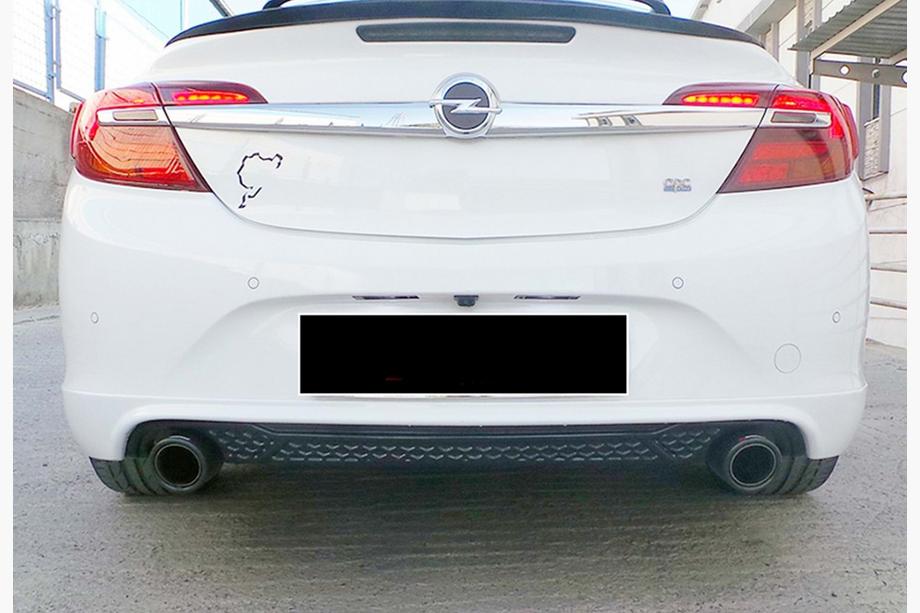 Opel Insignia 2008-2017 Rear Diffuser DPT (SD, 2013-2017, Gloss Black) Photo 3