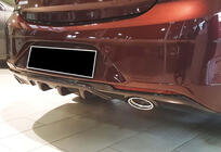 Opel Insignia 2017-2022 Rear Diffuser DPT (SD, Gloss Black) photo 1