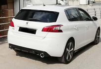 Peugeot 308 2014-2021 Rear Diffuser DPT (HB, Gloss Black) photo 4