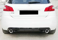 Peugeot 308 2014-2021 Rear Diffuser DPT (HB, Gloss Black) photo 6