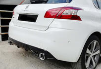 Peugeot 308 2014-2021 Rear Diffuser DPT (HB, Gloss Black) photo 3