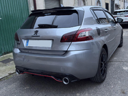 Peugeot 308 2014-2021 Rear Diffuser DPT (HB, Gloss Black) photo 2