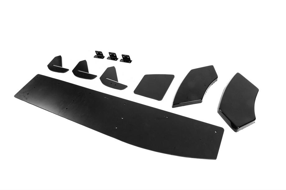 Renault Clio IV 2012-2019 Rear Diffuser DPT V-1 (matte black) Image