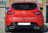 Renault Clio IV 2012-2019 Rear Diffuser DPT V-2 (Gloss Black) photo 1