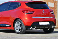 Renault Clio IV 2012-2019 Rear Diffuser DPT V-2 (Gloss Black) photo 2