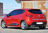 Renault Clio IV 2012-2019 Rear Diffuser DPT V-2 (Gloss Black) photo 3