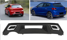 Seat Ibiza 2017- Rear Diffuser DPT V-2 (Gloss Black) photo 1