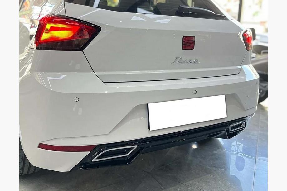 Seat Ibiza 2017- Rear Diffuser DPT V-3 (Gloss Black) Image