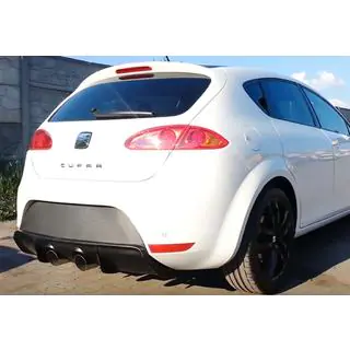 Rear Diffuser DPT V-2 (2009-2012, Gloss Black) Seat Leon 2005-2012 photo 1