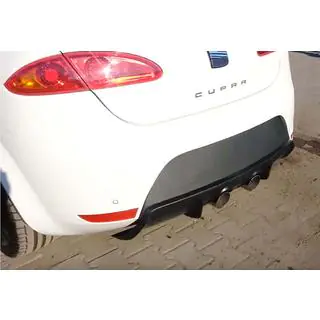 Rear Diffuser DPT V-2 (2009-2012, Gloss Black) Seat Leon 2005-2012 photo 2