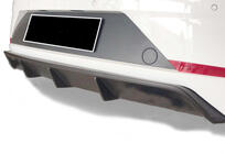 Seat Leon 2013-2020 Rear Diffuser DPT V-2 (2017-2020, Gloss Black) photo 1