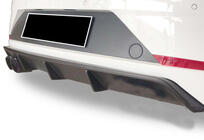 Seat Leon 2013-2020 Rear Diffuser DPT V-4 (2017-2020, Gloss Black) photo 2