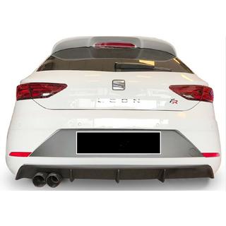 Rear Diffuser DPT V-4 (2017-2020, Gloss Black) Seat Leon 2013-2020 photo 1