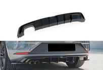 Seat Leon 2013-2020 Rear Diffuser DPT V-7 (2017-2020, Gloss Black) photo 1