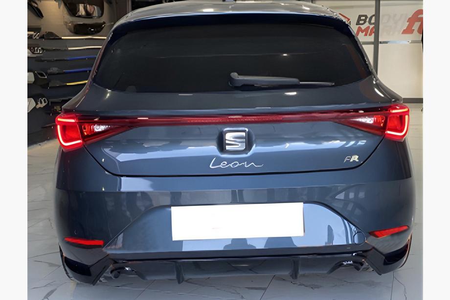 Seat Leon 2020- Rear Diffuser DPT V-1 (Gloss Black) Image