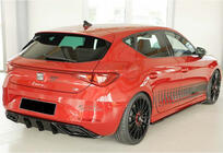 Seat Leon 2020- Rear Diffuser DPT V-2 (Gloss Black) photo 3