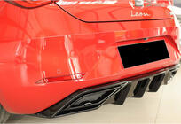 Seat Leon 2020- Rear Diffuser DPT V-2 (Gloss Black) photo 1