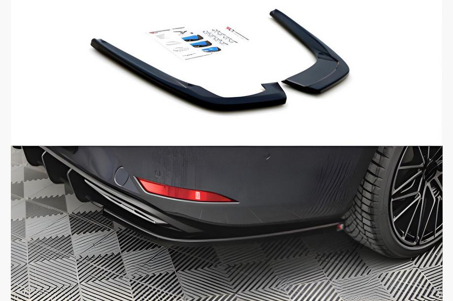 Seat Leon 2020- Rear Diffuser DPT V-3 (Gloss Black) Image