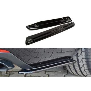 Rear diffuser DPT V-1 (LB/SW, gloss black) Skoda Octavia III A7 2013-2019 photo 1