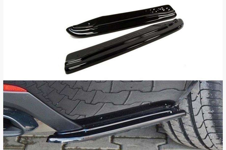 Skoda Octavia III A7 2013-2019 Rear diffuser DPT V-1 (LB/SW, gloss black) Image
