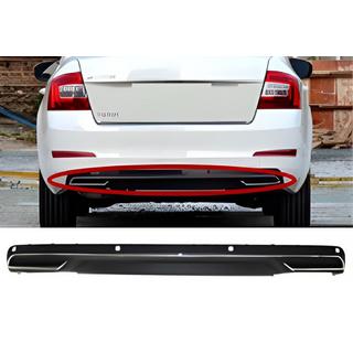Rear Diffuser DPT V-3 (LB, Matte Black) Skoda Octavia III A7 2013-2019 photo 1