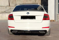 Skoda Octavia III A7 2013-2019 Rear Diffuser DPT V-4 (LB, Gloss Black) photo 1