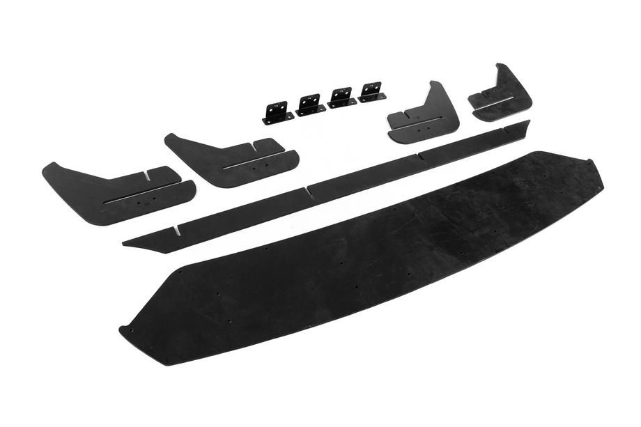 Skoda Octavia III A7 2013-2019 Rear diffuser DPT V-5 (LB, matte black) Photo 6