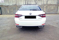 Skoda Superb 2015-2024 Rear Diffuser DPT V-2 (Gloss Black) photo 7