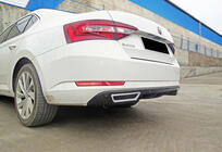 Skoda Superb 2015-2024 Rear Diffuser DPT V-2 (Gloss Black) photo 3
