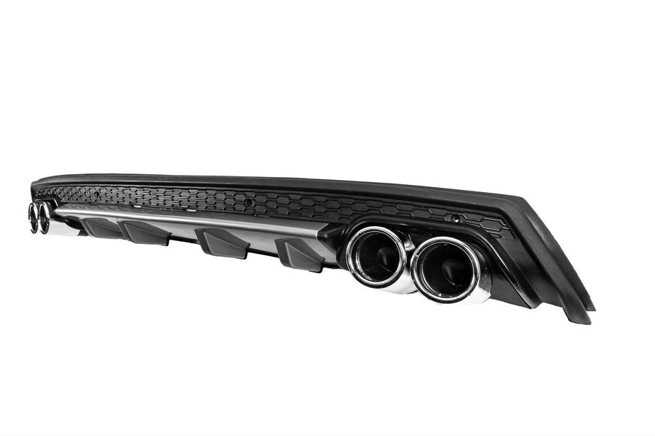 Universal Rear Diffuser DPT V-12 (ABS) (Grey + Gloss Black) Photo 1