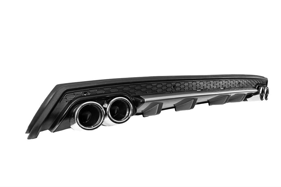 Universal Rear Diffuser DPT V-12 (ABS) (Grey + Gloss Black) Photo 3