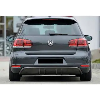 Rear Diffuser DPT V-3 (for GTI, Gloss Black) Volkswagen Golf 6 2008-2014 photo 1