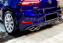Volkswagen Golf 7/E-Golf 2012-2020 Rear Diffuser DPT V-1 (2017-2019, Gloss Black) photo 2