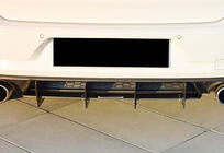 Volkswagen Golf 7/E-Golf 2012-2020 Rear Diffuser DPT V-2 (for GTI, 2017-2019, Matte Black) photo 3