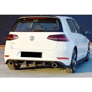 Rear Diffuser DPT V-2 (for GTI, 2017-2019, Matte Black) Volkswagen Golf 7/E-Golf 2012-2020 photo 2