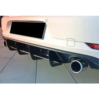 Rear Diffuser DPT V-2 (for GTI, 2017-2019, Matte Black) Volkswagen Golf 7/E-Golf 2012-2020 photo 1
