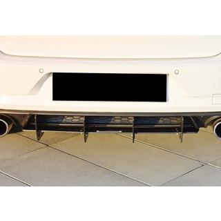 Rear Diffuser DPT V-2 (for GTI, 2017-2019, Matte Black) photo 3