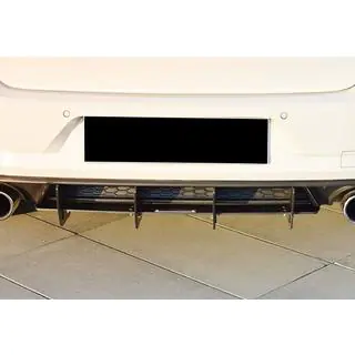 Rear Diffuser DPT V-2 (for GTI, 2017-2019, Matte Black) Volkswagen Golf 7/E-Golf 2012-2020 photo 3