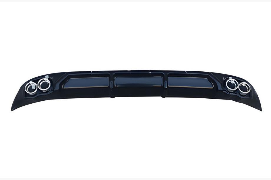 Volkswagen Golf 7/E-Golf 2012-2020 Rear Diffuser DPT V-3 (2017-2019, Gloss Black) Image