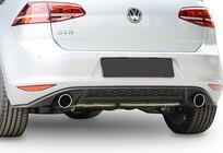Volkswagen Golf 7/E-Golf 2012-2020 Rear Diffuser DPT V-2 (for GTI, 2012-2017, Gloss Black) photo 1