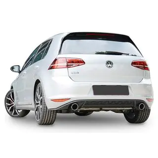 Rear Diffuser DPT V-2 (for GTI, 2012-2017, Gloss Black) Volkswagen Golf 7/E-Golf 2012-2020 photo 2