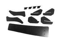 Volkswagen Golf 7/E-Golf 2012-2020 Rear Diffuser DPT V-4 (for R / R-Line, 2012-2019, Matte Black) photo 7