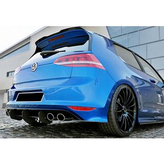 Rear Diffuser DPT V-4 (for R / R-Line, 2012-2019, Matte Black) photo 2