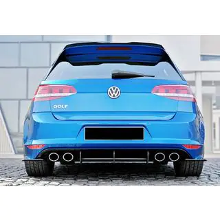 Rear Diffuser DPT V-4 (for R / R-Line, 2012-2019, Matte Black) Volkswagen Golf 7/E-Golf 2012-2020 photo 3
