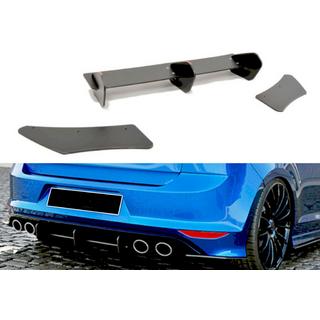Rear Diffuser DPT V-4 (for R / R-Line, 2012-2019, Matte Black) photo 1