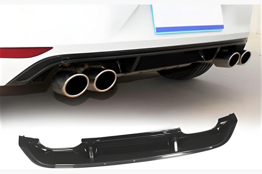 Volkswagen Golf 7/E-Golf 2012-2020 Rear Diffuser DPT V-5 (for R / R-Line, 2012-2017, Gloss Black) Image